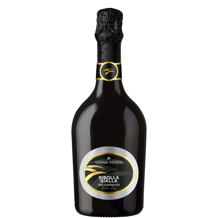 Vin Spumant Ribolla Gialla Millesimato Vigna Verde Extra Dry, 11.5%, 0.75l