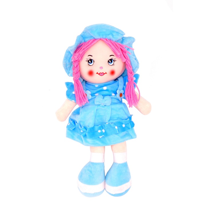 Papusa de plus muzicala “Are mama o fetita”, 35 cm