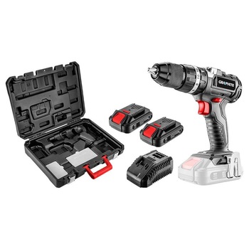 Masina gaurit (bormasina) 18 V Li-ion, fara perii, cu percutie, 2 acumulatori 2 Ah, incarcator, geanta plastic, GRAPHITE ENERGY Masina gaurit (bormasina) 18 V Li-ion, fara perii, cu percutie, 2 acumulatori 2 Ah, incarcator, geanta plastic, GRAPHITE ENERGY