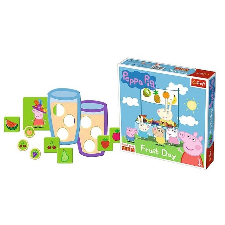 Детска игра Trefl - Прасенцето Пепа, Плодов ден