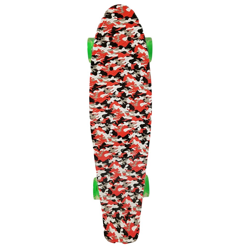 Penny board cu roti de silicon si lumini, ABEC-7, PU, Aluminiu, HB3010-F, RCO®