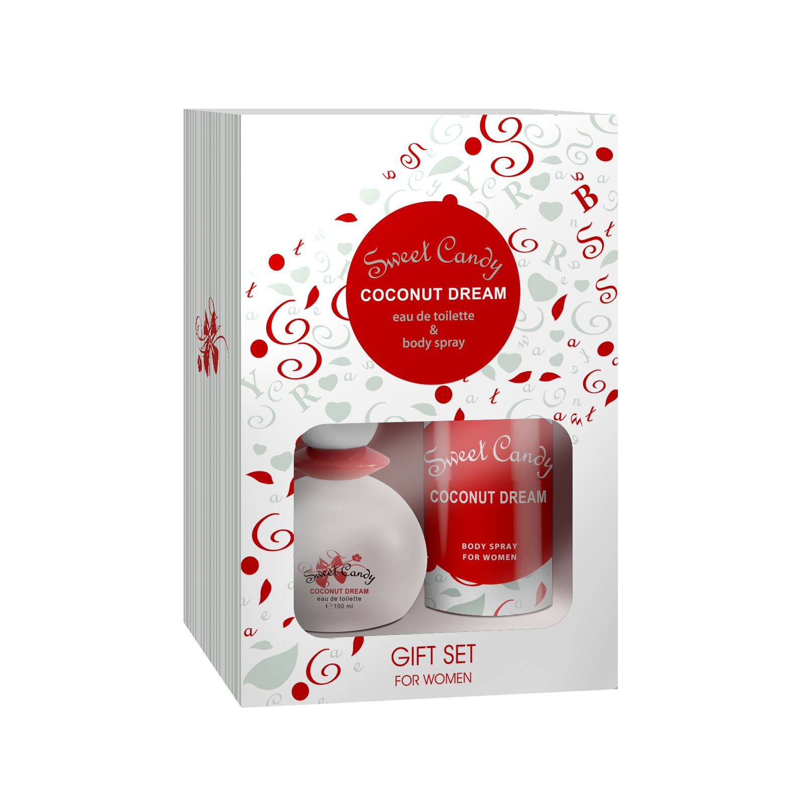 Set Sweet Candy - Coconut, Apa de toaleta 100 ml+ Deo 150 ml