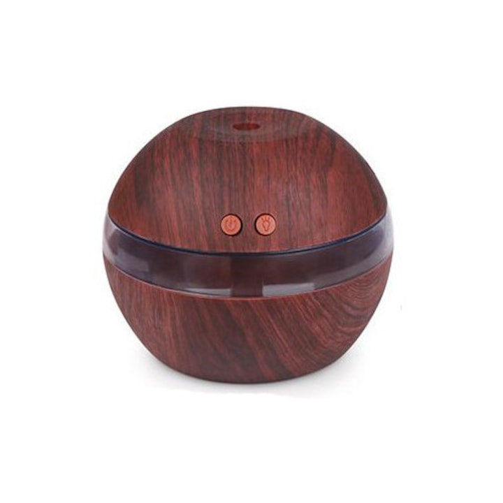 Umidificator de aer Ultrasonic, OEMG®, cu lumina de noapte is proiectia cerului instelat, pentru casa, birou si masina, Ultra-portabil, Silentios, Functie oprire automata, Roz