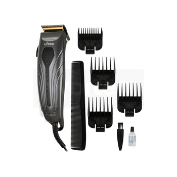 Masina de tuns Daga Ufesa CP6105, Cutit titan, parghie reglabila 1-3 mm, interval taiere:1 - 12 mm, 4 distantieri: 3/6/9/12mm, pieptene, periuta,ulei. Masina de tuns Daga Ufesa CP6105, Cutit titan, parghie reglabila 1-3 mm, interval taiere:1 - 12 mm, 4 distantieri: 3/6/9/12mm, pieptene, periuta,ulei.