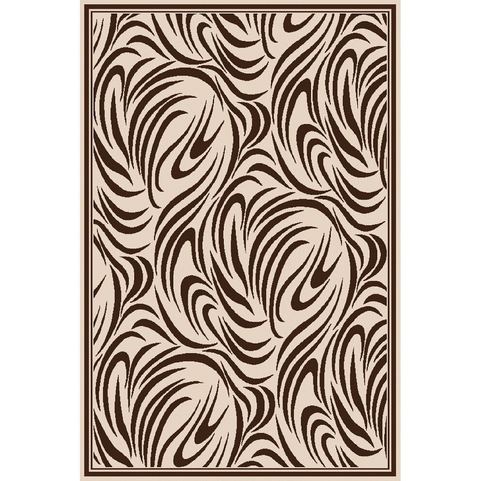 Covor pentru bucatarie, Natura, 80x200 cm, 1500 gr/mp, Bej/Maro