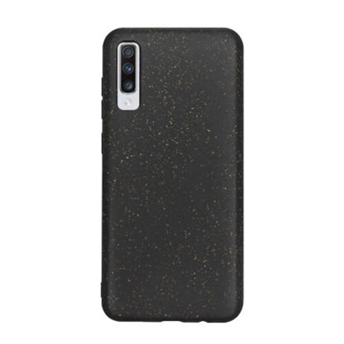Husa de protectie Forever, Biodegradabile Bioio pentru Samsung Galaxy A70, Negru