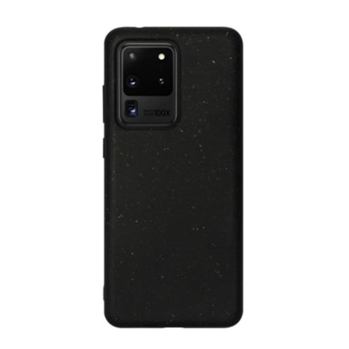 Калъф Forever, Biodegradabile Bioio за Samsung Galaxy S20 Ultra, Черен