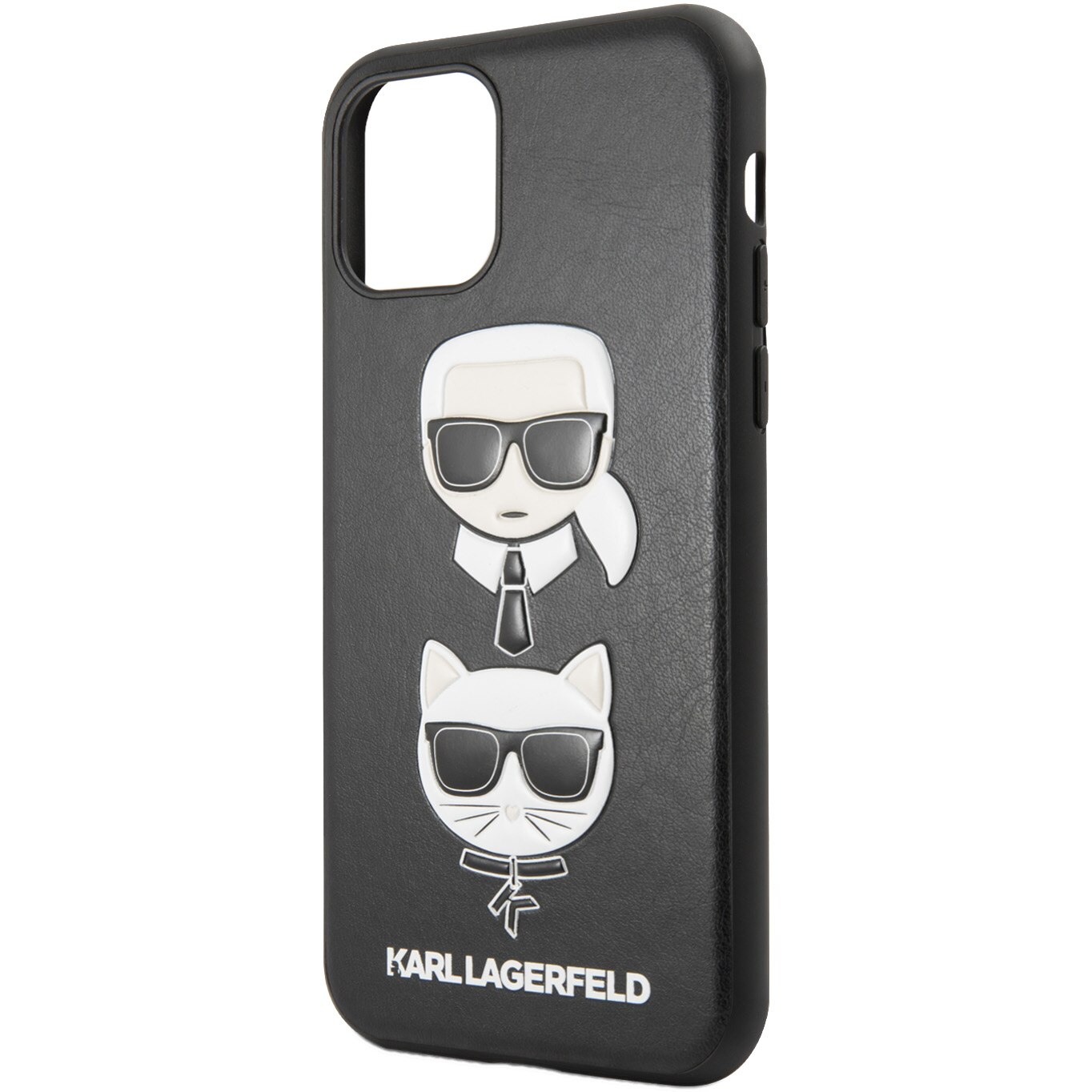 Husa de protectie Karl Lagerfeld Karl & Choupette pentru Apple iPhone 11 Pro, Negru