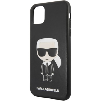 Husa de protectie Karl Lagerfeld Embossed pentru Apple iPhone 11 Pro Max, Negru Husa de protectie Karl Lagerfeld Embossed pentru Apple iPhone 11 Pro Max, Negru