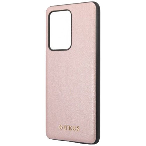Husa de protectie Guess Iridescent pentru Samsung Galaxy S20 Ultra, Rose Gold