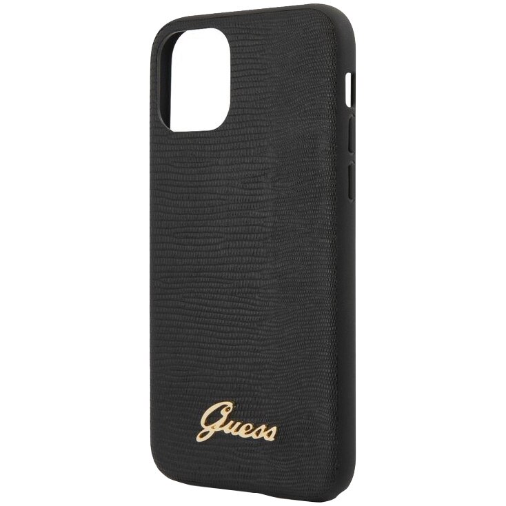 Husa de protectie Guess Lizard pentru iPhone 11 Pro Max, Black