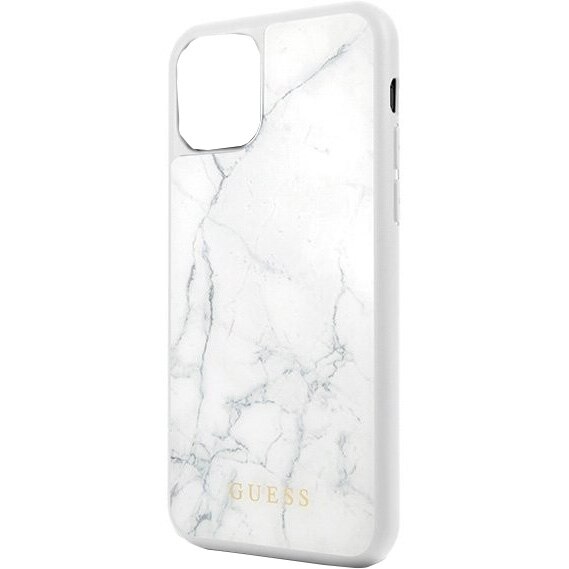Husa de protectie Guess Marble pentru iPhone 11 Pro, White