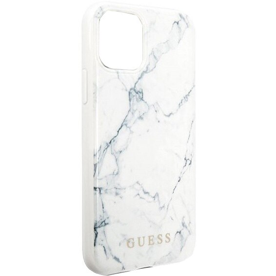 Husa de protectie Guess Marble pentru iPhone 11 Pro Max, White