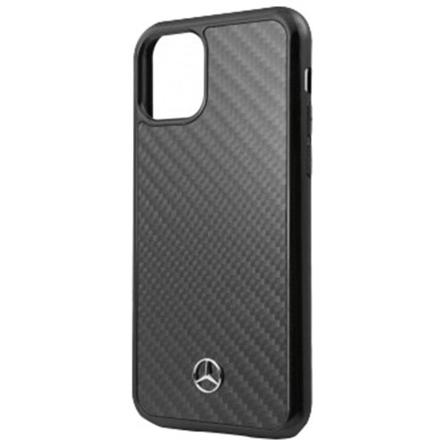 Husa de protectie Mercedes Dynamic Carbon pentru iPhone 11 Pro Max, Black