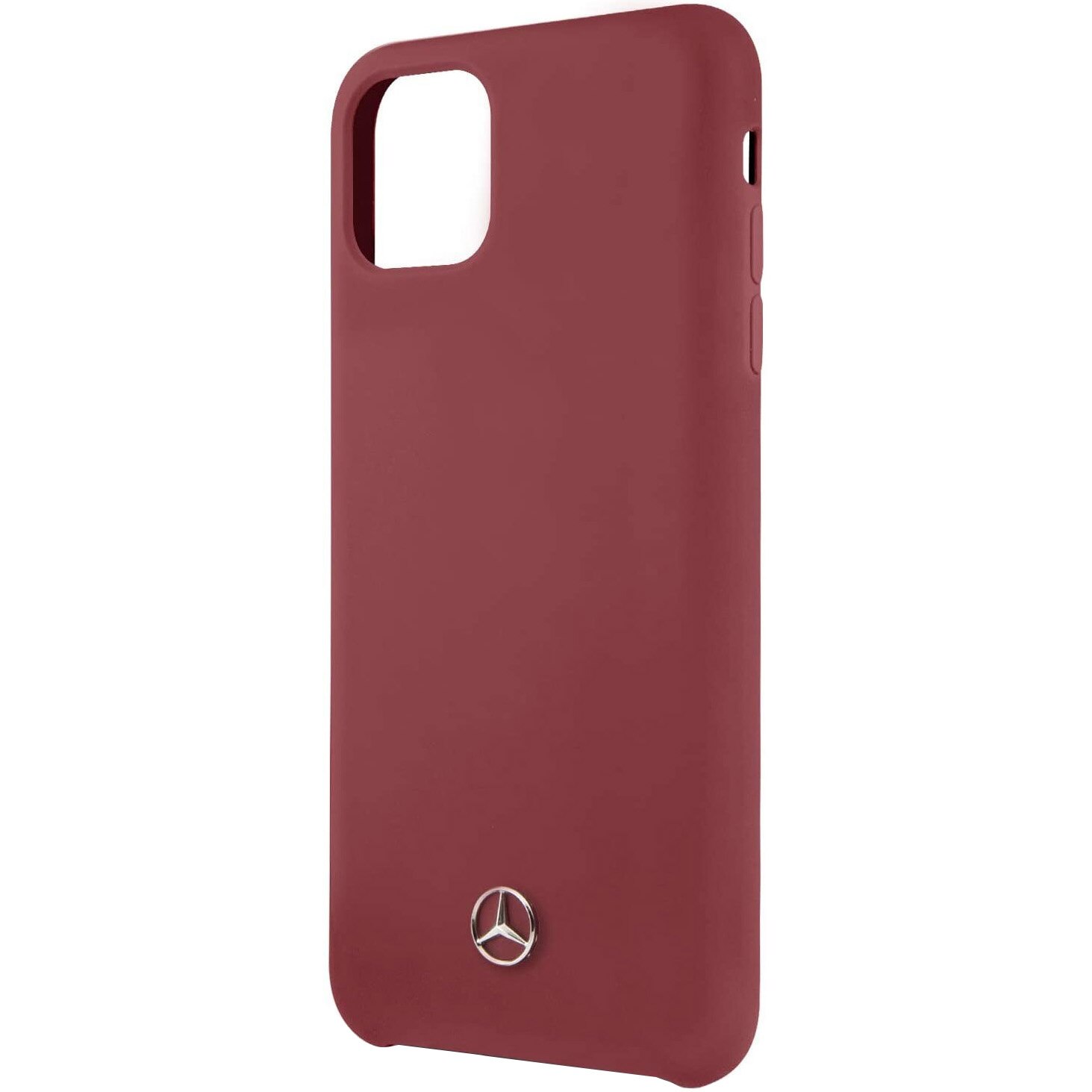 Husa de protectie Mercedes Silicone pentru iPhone 11 Pro Max, Red