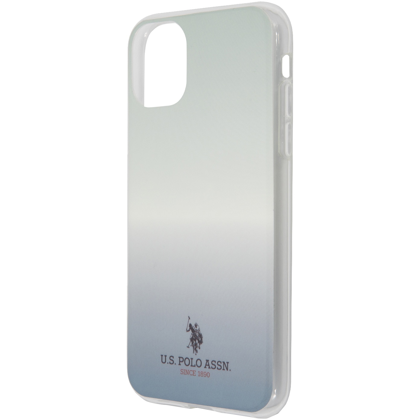 Husa de protectie US Polo Pattern Collection pentru iPhone 11, Blue