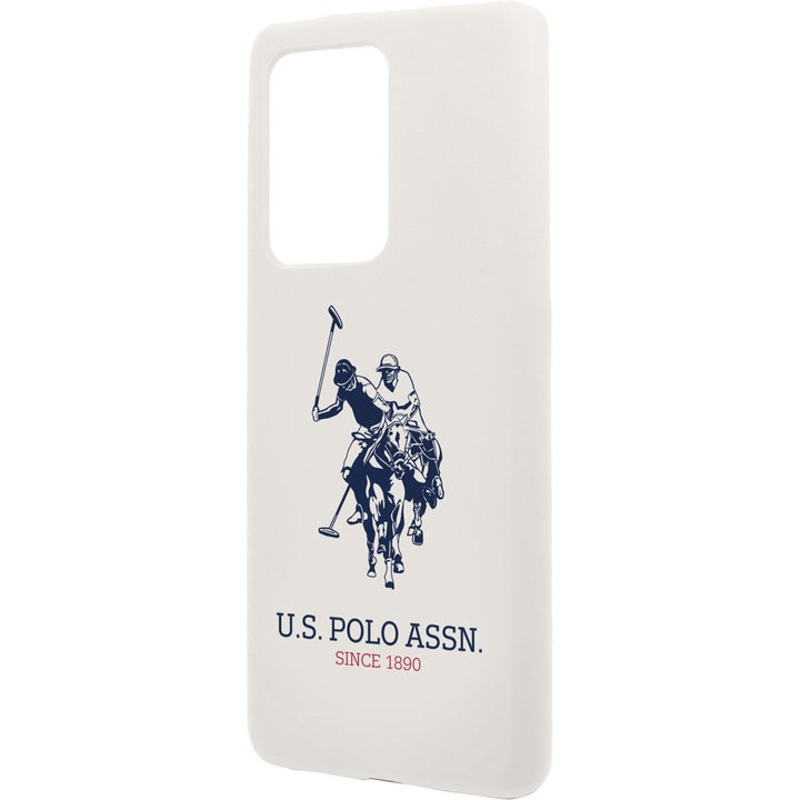 Калъф US Polo Big Horse за Samsung Galaxy S20 Ultra, White