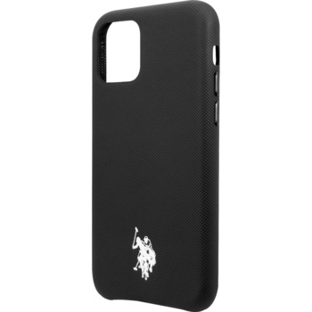 Husa de protectie US Polo Wrapped pentru iPhone 11 Pro, Black Husa de protectie US Polo Wrapped pentru iPhone 11 Pro, Black