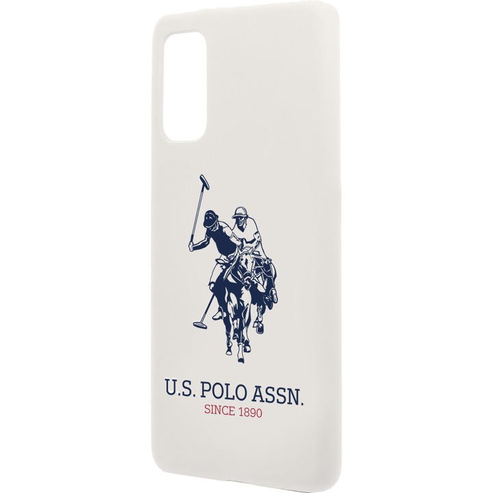 Калъф US Polo Big Horse за Samsung Galaxy S20, White