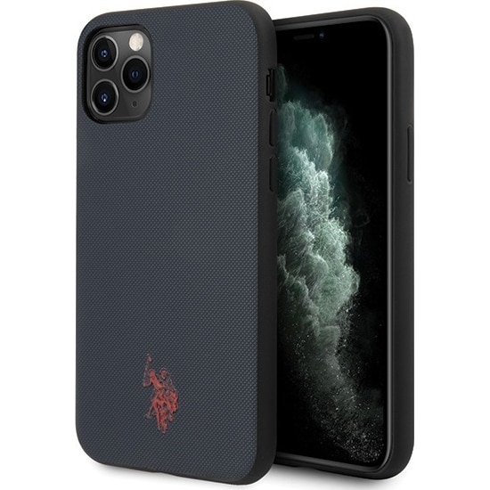 Husa de protectie US Polo Type Collection pentru iPhone 11 Pro Max, Blue