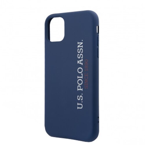 Husa de protectie US Polo Silicone Effect pentru iPhone 11 Pro Max, Blue