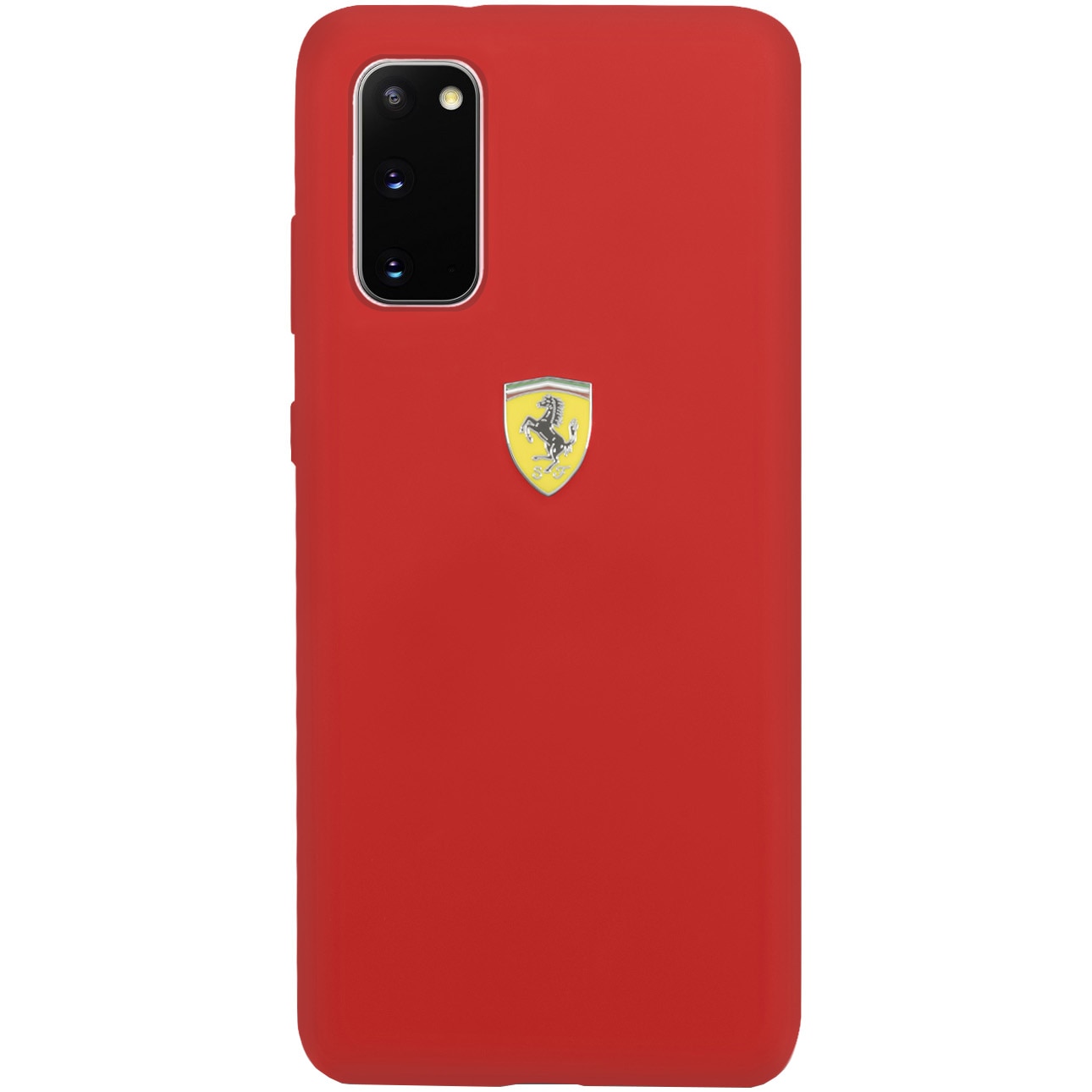 Husa de protectie Ferrari SF Silicone pentru Samsung Galaxy S20, Red