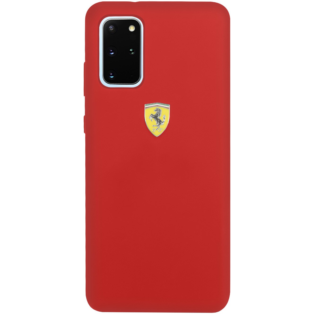 Husa de protectie Ferrari SF Silicone pentru Samsung Galaxy S20 Plus, Red