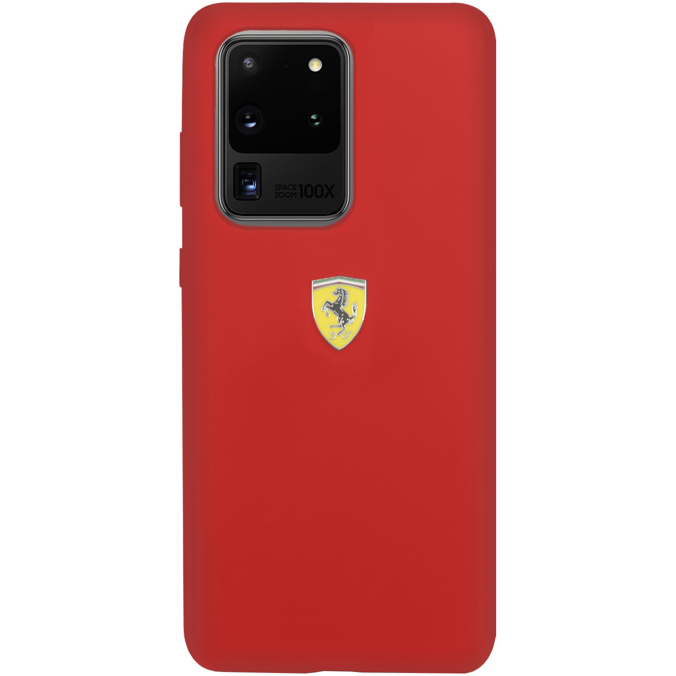 Husa de protectie Ferrari SF Silicone pentru Samsung Galaxy S20 Ultra, Red