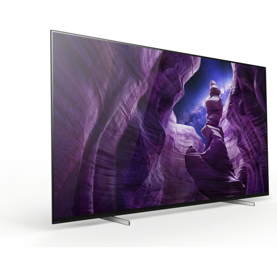 Televizor OLED Sony KD-55A89 Bravia, Smart TV 4K UHD, Android TV, HDR, 139 cm, negru, Clasa B