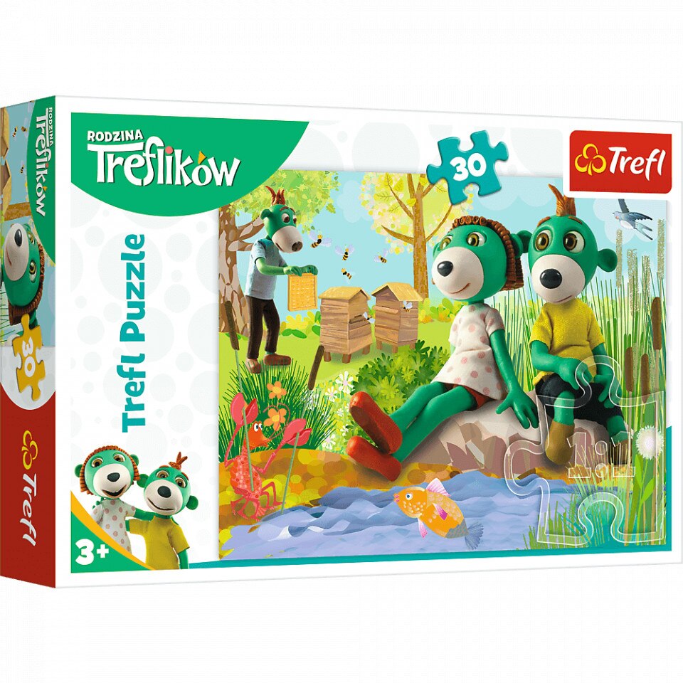 Puzzle Trefl - Treflikow, 30 piese