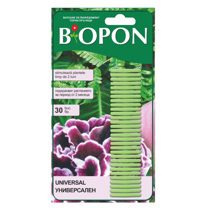 Универсални торове BIOPON, Пръчици, 30 бр.