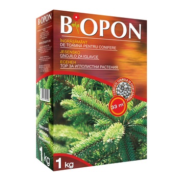 Ingrasamant de Toamna Pentru Conifere 1kg Biopon Ingrasamant de Toamna Pentru Conifere 1kg Biopon