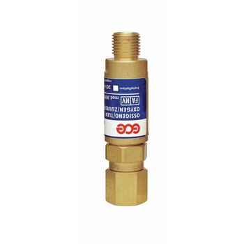 Opritor flacara FR18 - oxigen pe reductor, G1/4 Opritor flacara FR18 - oxigen pe reductor, G1/4
