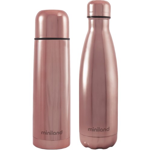 Termos Miniland Baby Lichide MyBaby&Me 500 ML, 2 buc, Rose