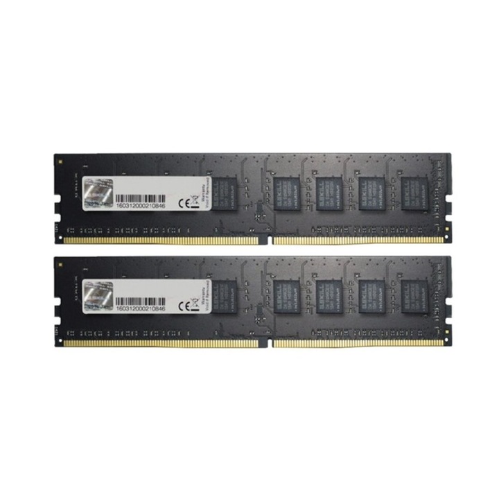 Памет 16GB (2x8GB) DDR4 2400MHz, G.SKILL (F4-2400C15D-16GNT), 1.2V