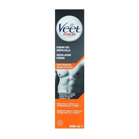 Крем депилатоар Veet за мъже 200 мл - eMAG.bg