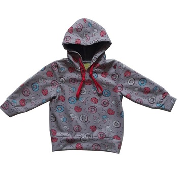 Hanorac Iasmina gri cu imprimeu, Multicolor Hanorac Iasmina gri cu imprimeu, Multicolor