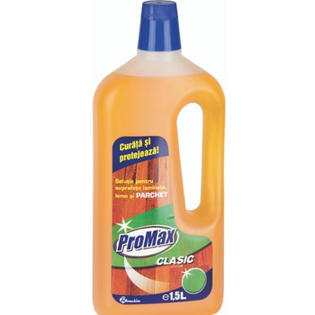 Solutie pentru curatare parchet, suprafete laminate si lemn, parfum clasic, ProMax - 1.5L Solutie pentru curatare parchet, suprafete laminate si lemn, parfum clasic, ProMax - 1.5L