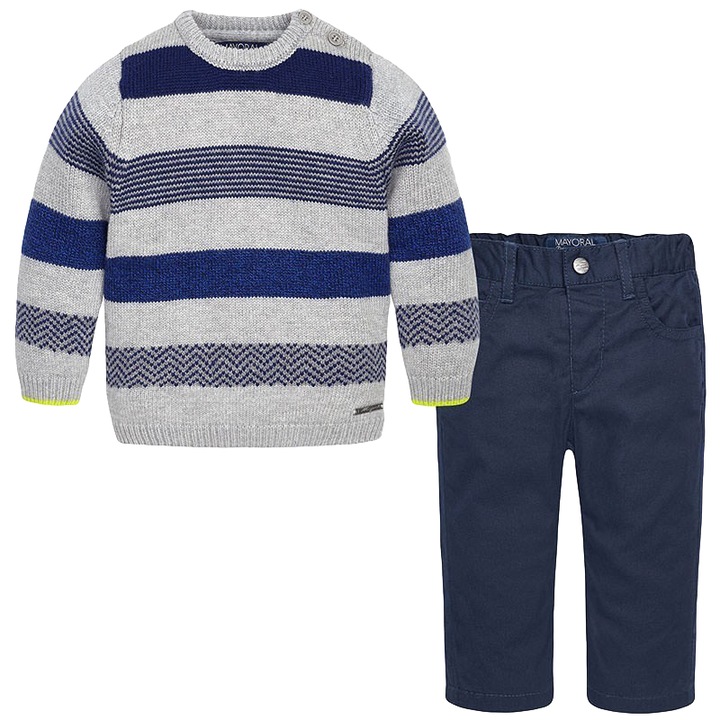 Compleu, Mayoral, pulover si pantalon, baieti, 12 luni