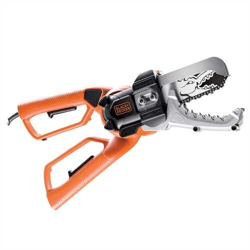 Mini fierastrau electric / mini drujba cu lant tip aligator Black & Decker GK1000, lama 15 cm, putere 550 W