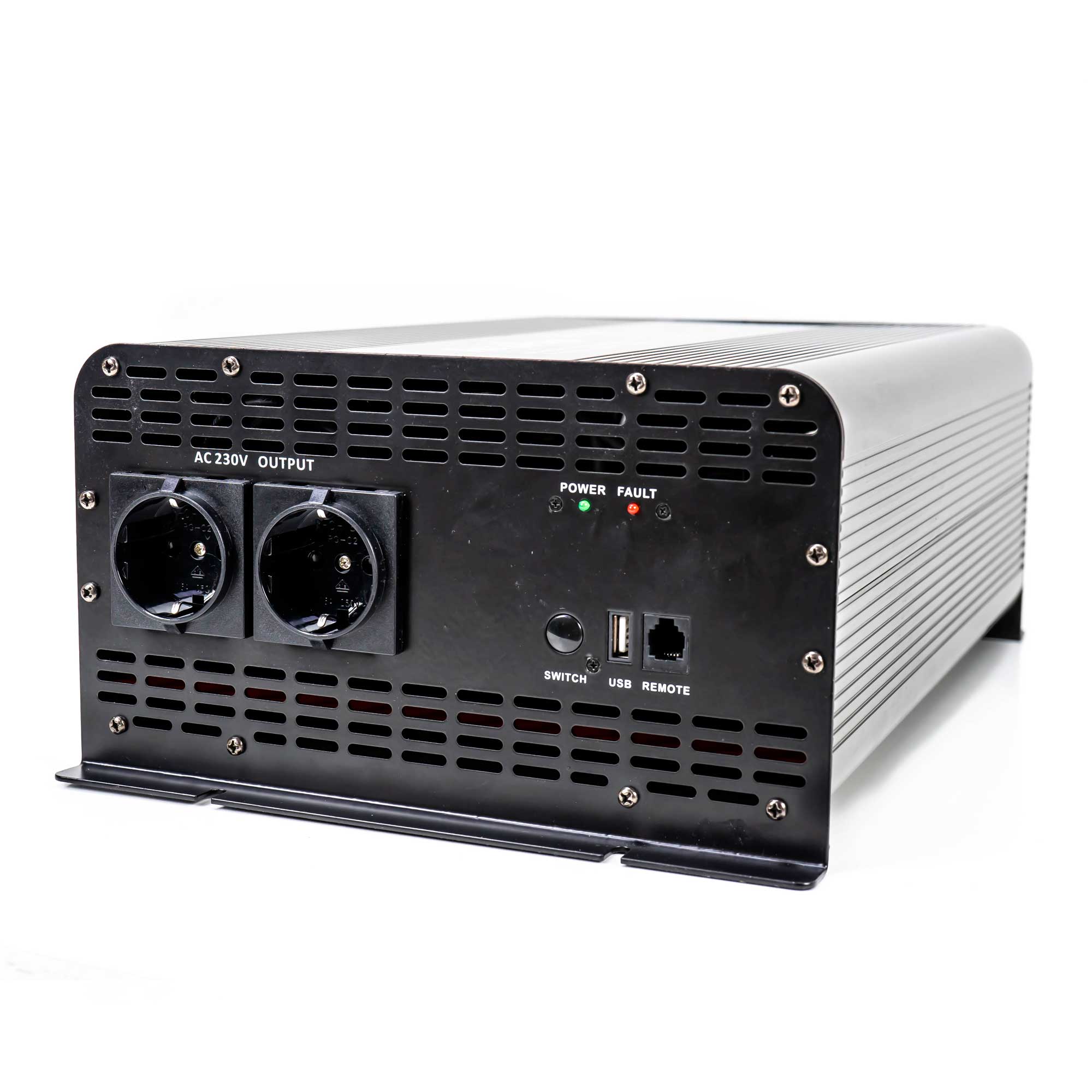 Invertor de tensiune AlcaPower by President 3000W 12V-230V Sinus Pur, port USB, intrare telecomanda