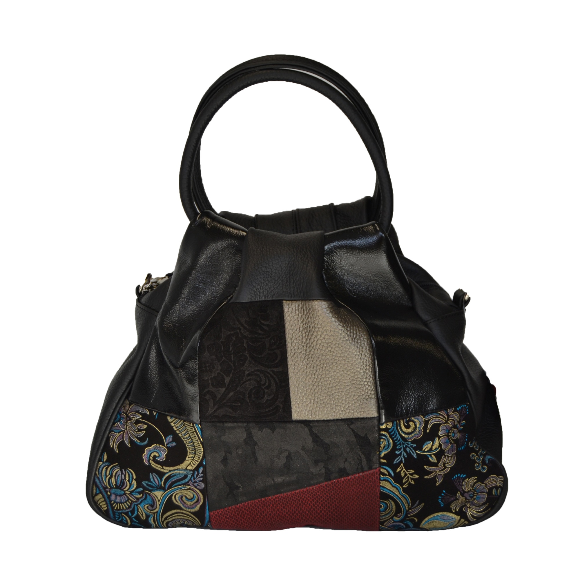 Geanta dama,Zea,multicolor,2 manere,28x12x28