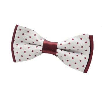 Papion pentru baieti Mini Junior PCEB11, Alb, Universal Papion pentru baieti Mini Junior PCEB11, Alb, Universal