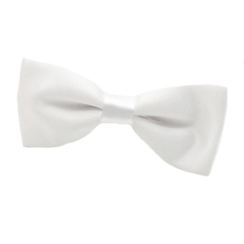 Papion pentru baieti Mini Junior PBD-28, Alb, Universal Papion pentru baieti Mini Junior PBD-28, Alb, Universal