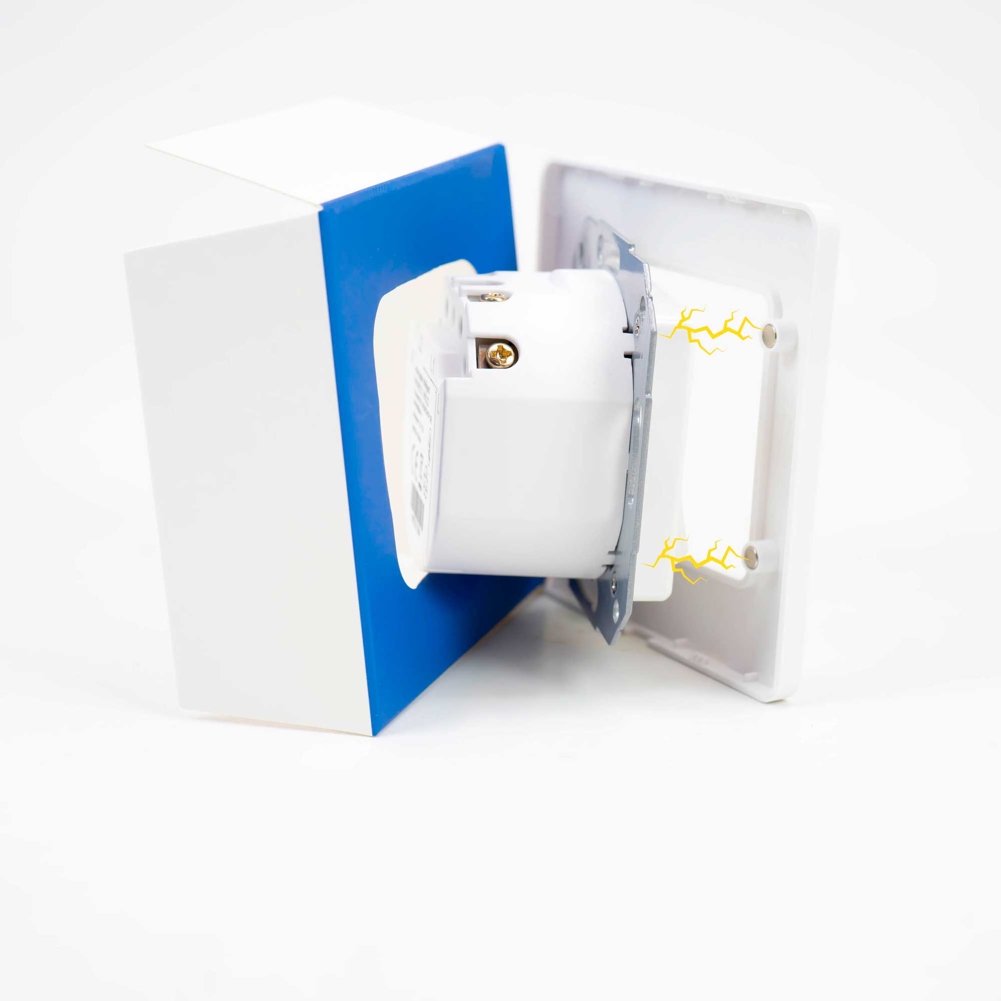 PNI SmartHome WP850 WiFi Smart Plug, Ondergrondse Montage Internetbediening Speciale Tuya Smart Applicatie Compatibel Met Amazon Alexa En Google Home