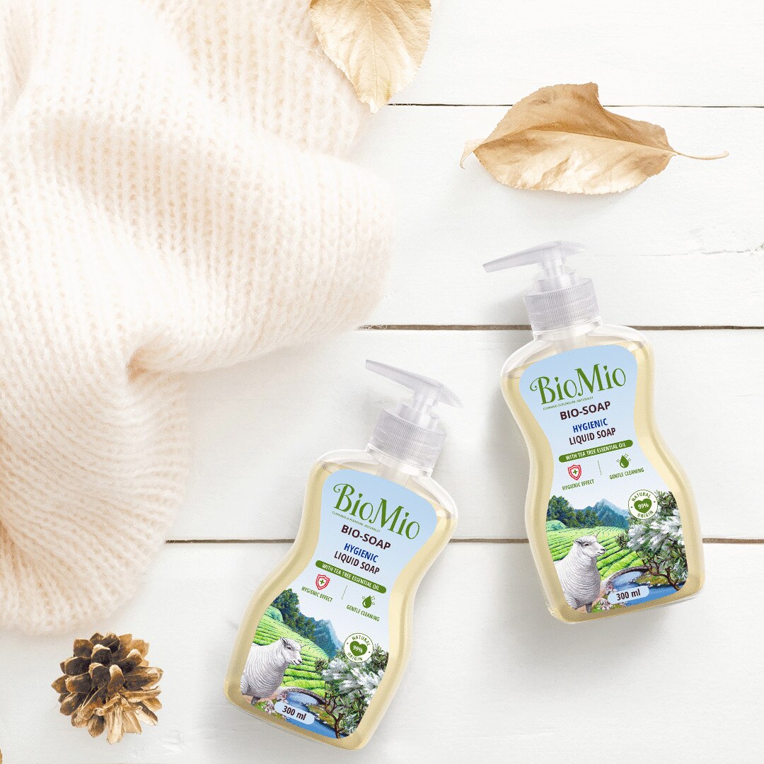 Сапун BioMio, Течен, Антибактериален, 300 мл - eMAG.bg