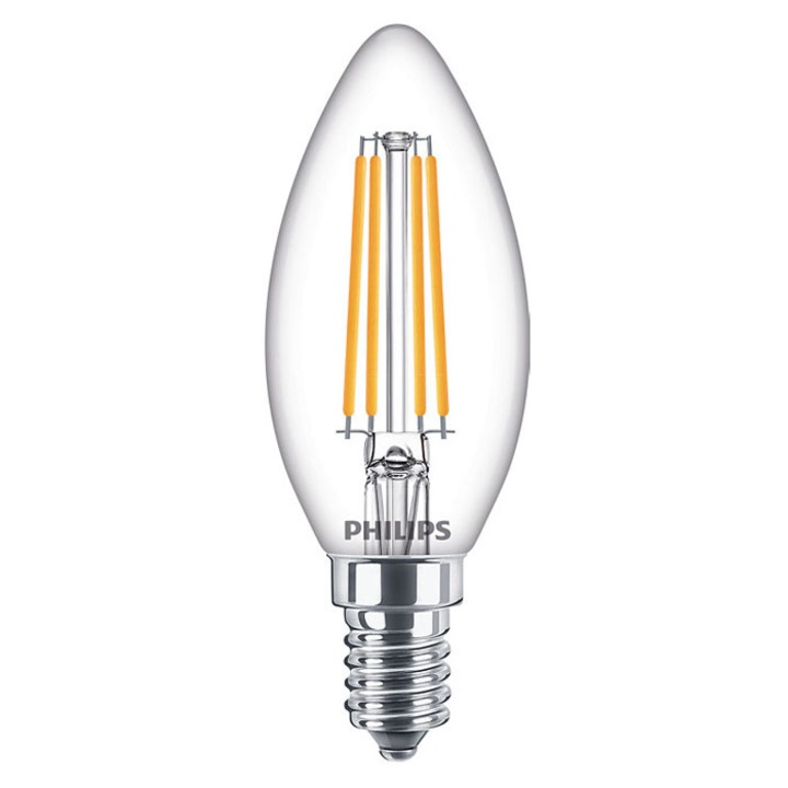 LED свещ, PHILIPS CLA LEDcandle, 6.5-60W, 827, Е14