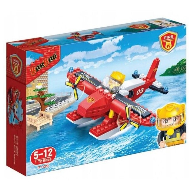 Blocuri BanBao, 7109 Hidroavionul de foc, 125 piese