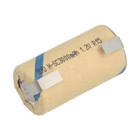 Acumulator Ni-Mh 3000mAh 1.2V A Ø23x46mm , cu terminale de lipire