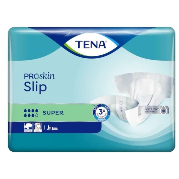Пелени за възрастни Tena Slip Super Large 3 92-144см (30бр.)